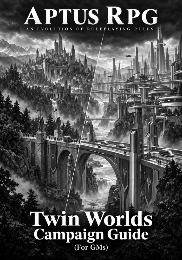 APTUS RPG Twin Worlds Campaign Guide cover