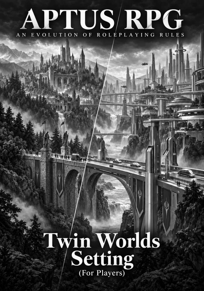 APTUS RPG Twin Worlds Setting cover